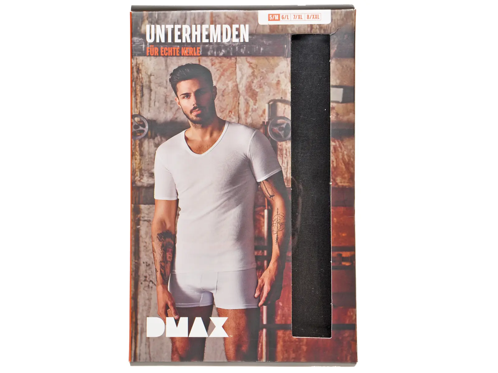 DMAX T-Shirt, Unterziehshirt, 2er schwarz, XXL